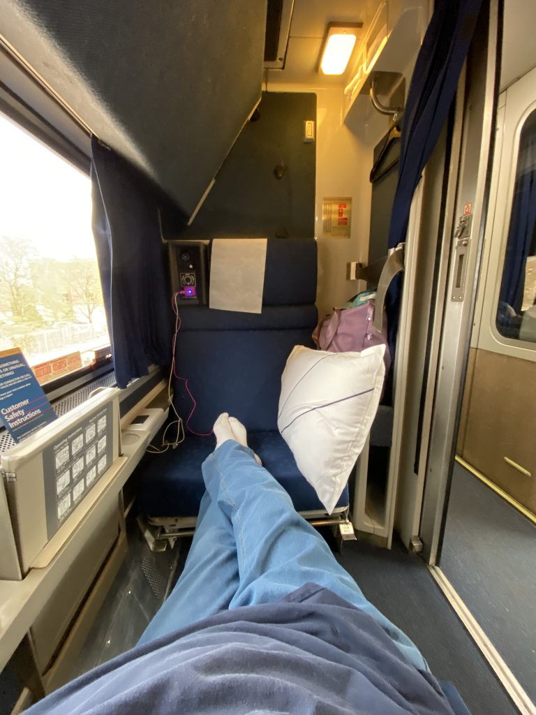 Roommette on Amtrak's California Zephyr